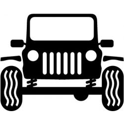 Silueta jeep offroad
