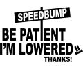 BE PATIENT IM LOWERED